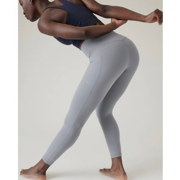 Athleta Salutation Stash 7/8 Tight Leggings Coastline Blue Powervita Size SP - Picture 7 of 9